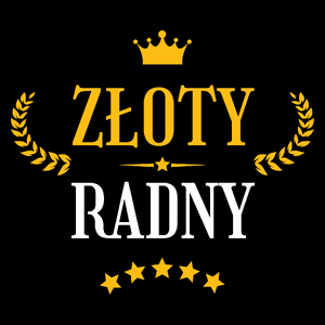 Złoty Radny - Torba Na Zakupy Czarna