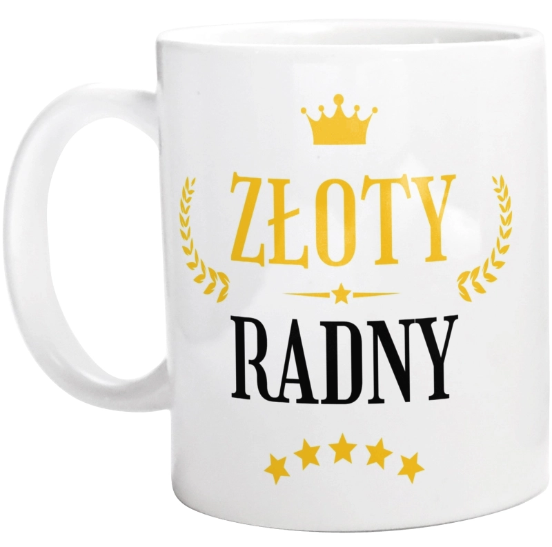 Złoty Radny - Kubek Biały