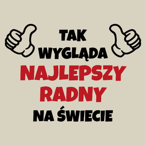 Tak Wygląda Najlepszy Radny Na Świecie - Torba Na Zakupy Natural