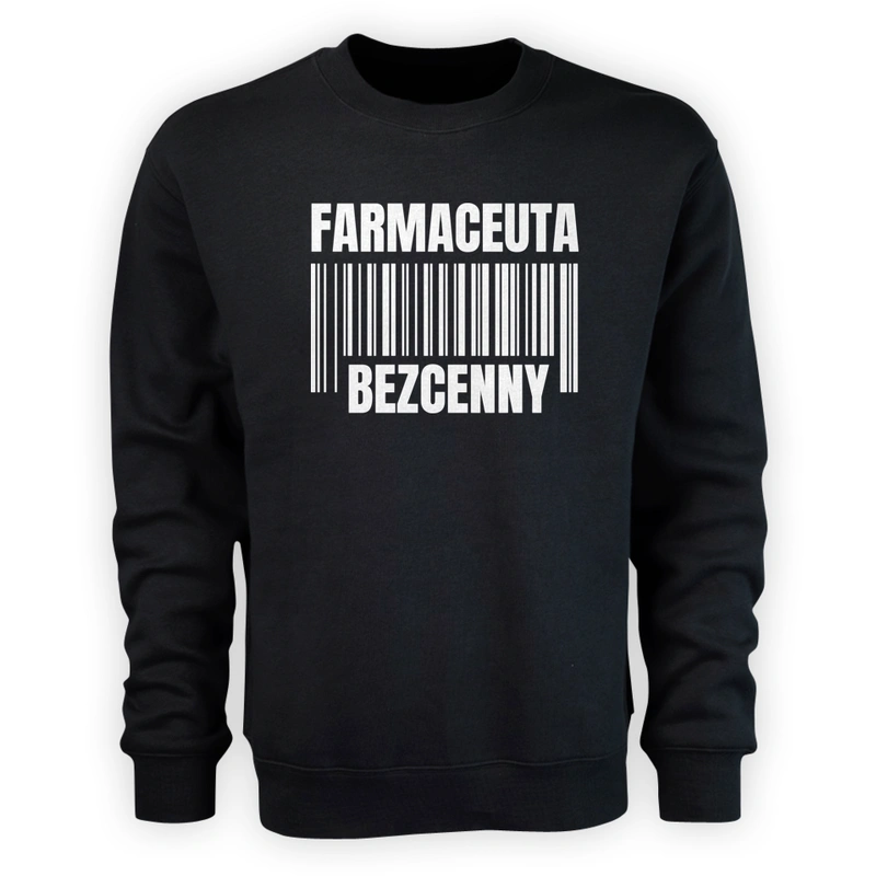 Farmaceuta Bezcenny - Męska Bluza Czarna