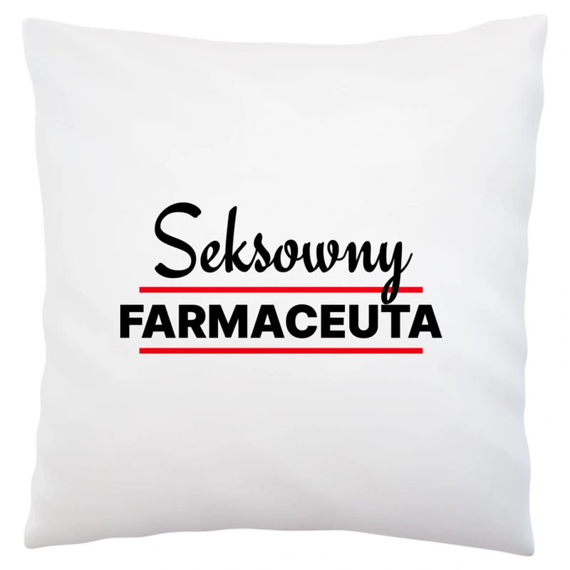 Seksowny Farmaceuta - Poduszka Biała