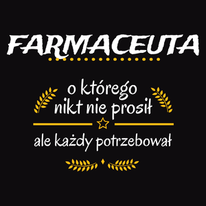 Farmaceuta Którego Każdy Potrzebował - Męska Bluza Czarna