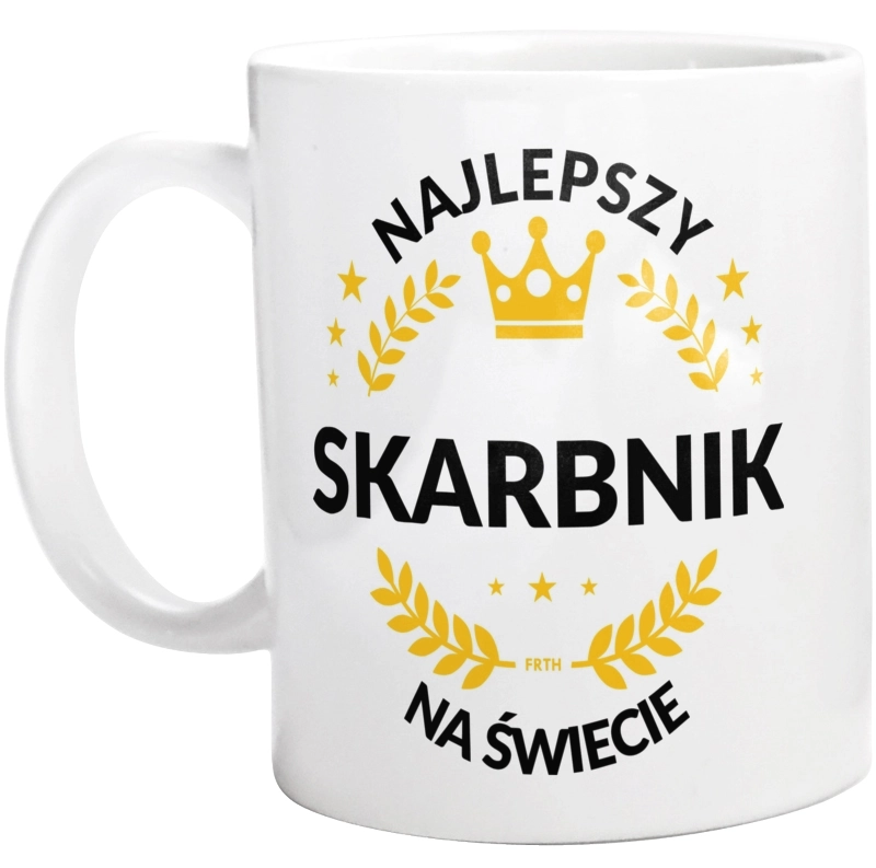 Najlepszy Skarbnik Na Świecie - Kubek Biały