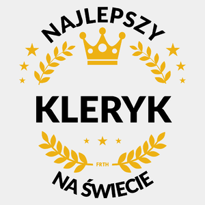 Najlepszy Kleryk Na Świecie - Męska Koszulka Biała