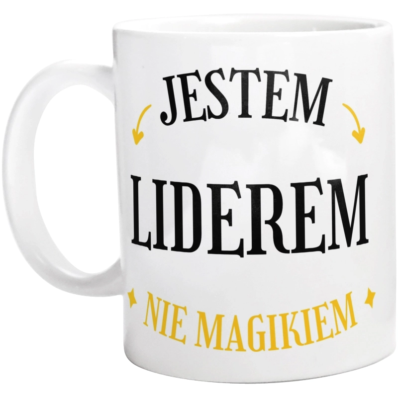 Jestem Liderem Nie Magikiem - Kubek Biały