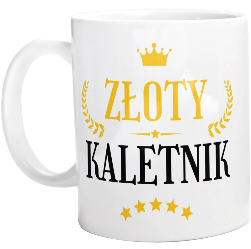 Złoty Kaletnik - Kubek Biały