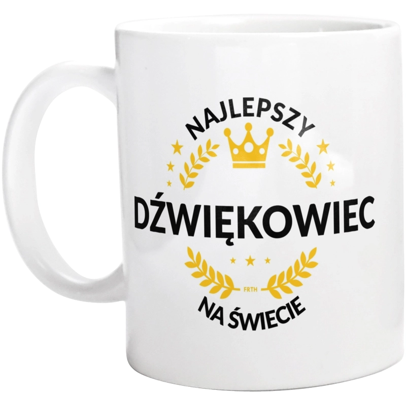 Najlepszy Dźwiękowiec Na Świecie - Kubek Biały