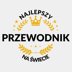 Najlepszy Przewodnik Na Świecie - Męska Koszulka Biała