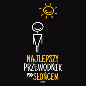 Najlepszy Przewodnik Pod Słońcem - Męska Koszulka Czarna