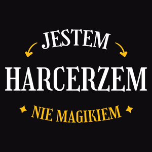 Jestem Harcerzem Nie Magikiem - Męska Bluza Czarna