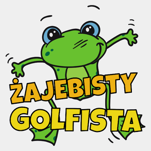 Żajebisty Golfista - Męska Koszulka Biała