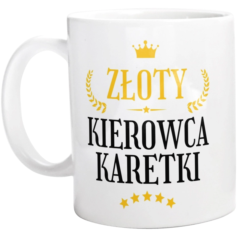 Złoty Kierowca Karetki - Kubek Biały