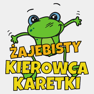 Żajebisty Kierowca Karetki - Męska Koszulka Biała