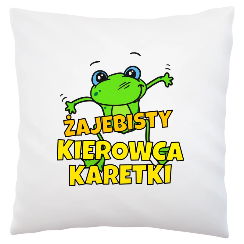 Żajebisty Kierowca Karetki - Poduszka Biała