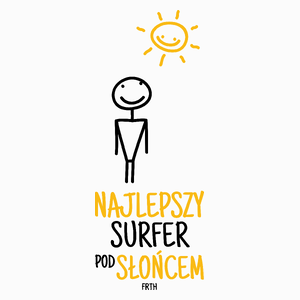 Najlepszy Surfer Pod Słońcem - Poduszka Biała