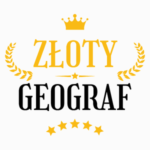 Złoty Geograf - Poduszka Biała