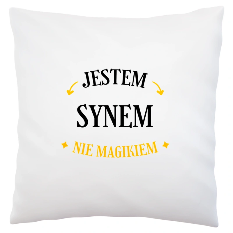 Jestem Synem Nie Magikiem - Poduszka Biała