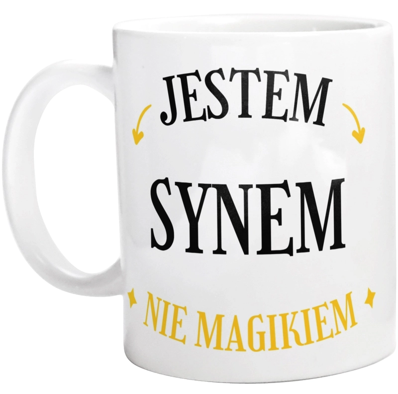 Jestem Synem Nie Magikiem - Kubek Biały