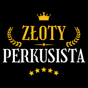 Złoty Perkusista - Torba Na Zakupy Czarna