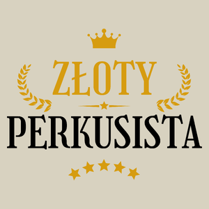 Złoty Perkusista - Torba Na Zakupy Natural