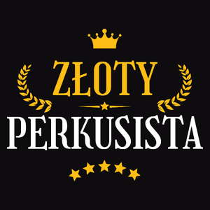 Złoty Perkusista - Męska Bluza Czarna