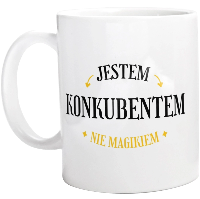 Jestem Konkubentem Nie Magikiem - Kubek Biały