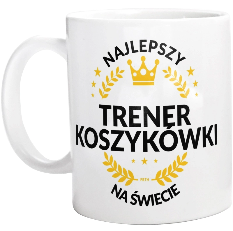 Najlepszy Trener Koszykówki Na Świecie - Kubek Biały