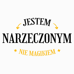 Jestem Narzeczonym Nie Magikiem - Poduszka Biała