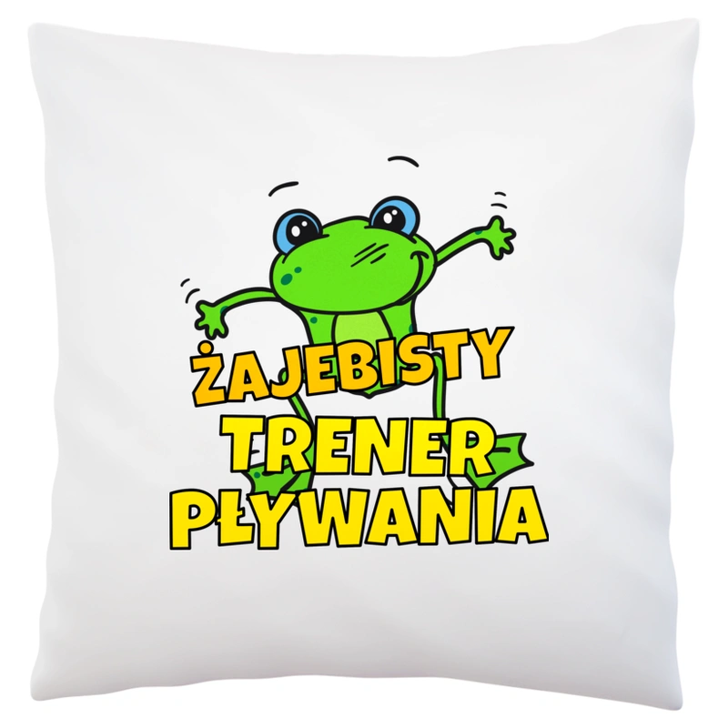 Żajebisty Trener Pływania - Poduszka Biała