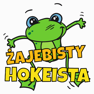 Żajebisty Hokeista - Poduszka Biała