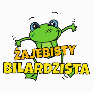 Żajebisty Bilardzista - Poduszka Biała