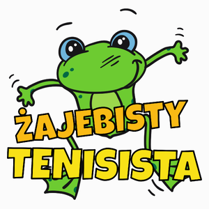 Żajebisty Tenisista - Poduszka Biała