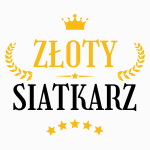 Złoty Siatkarz - Poduszka Biała