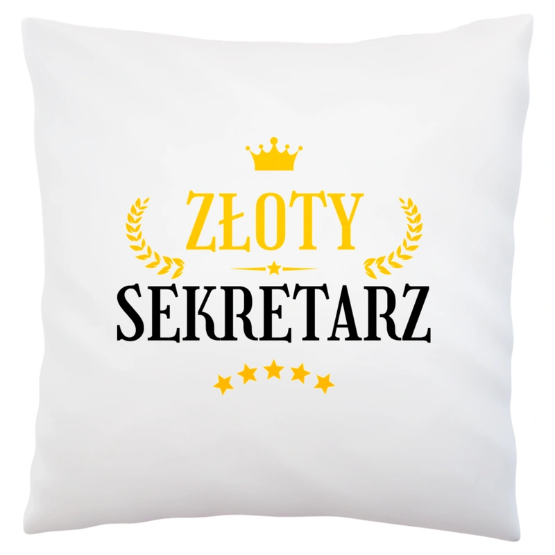 Złoty Sekretarz - Poduszka Biała