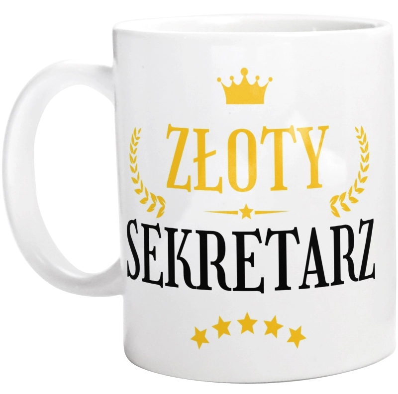 Złoty Sekretarz - Kubek Biały