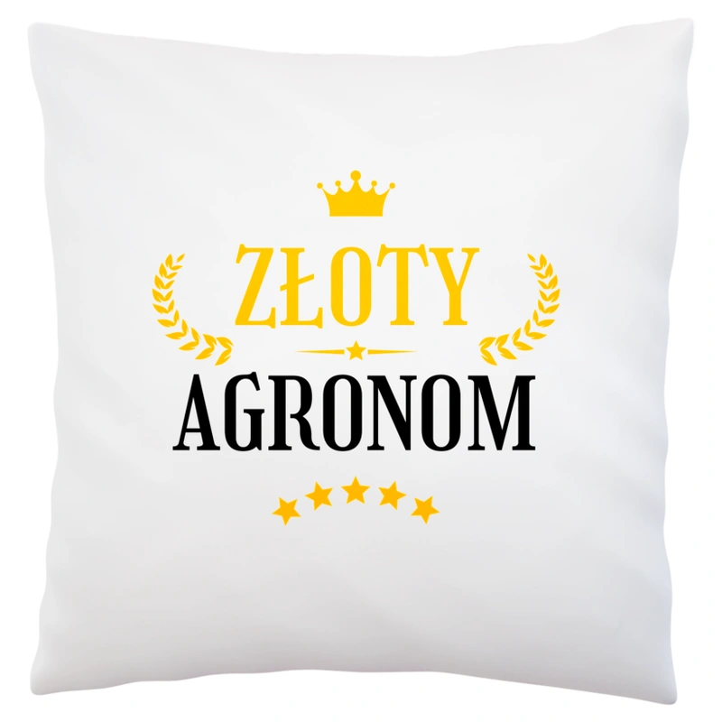 Złoty Agronom - Poduszka Biała