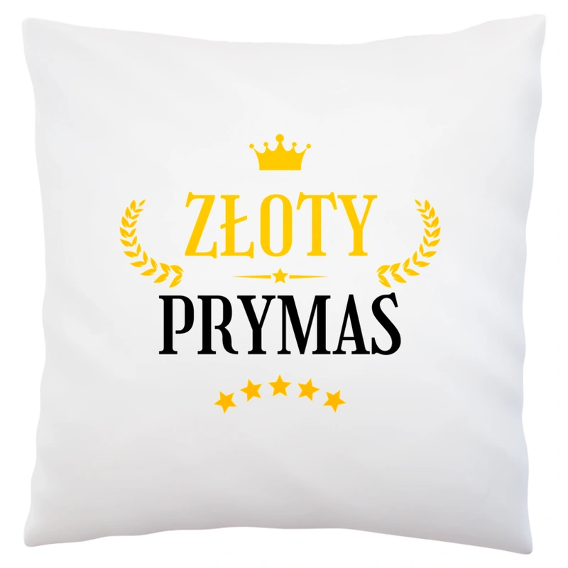 Złoty Prymas - Poduszka Biała