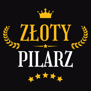 Złoty Pilarz - Męska Koszulka Czarna