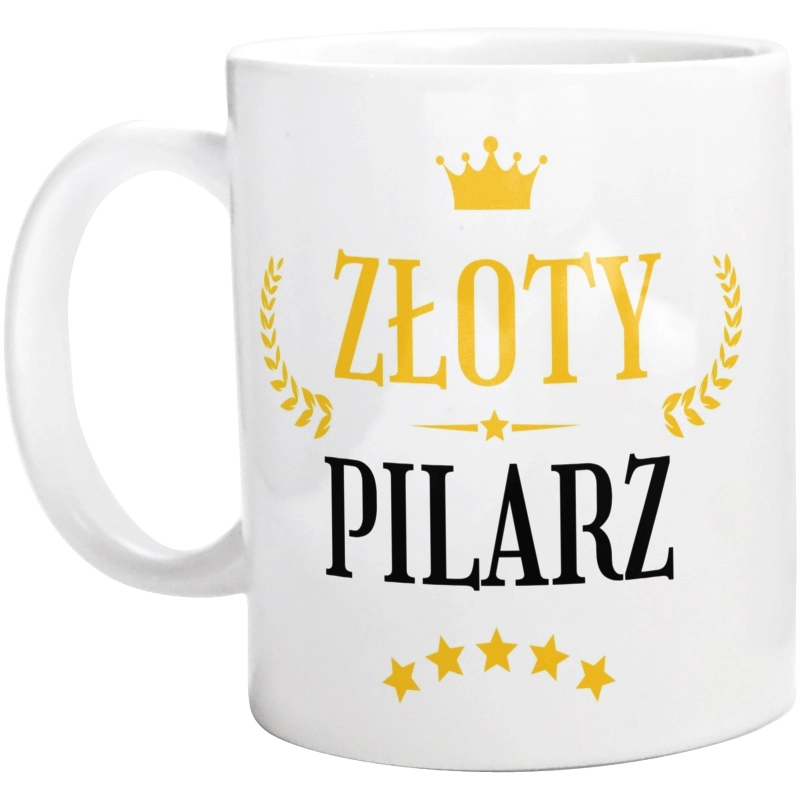 Złoty Pilarz - Kubek Biały