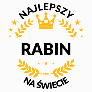 Najlepszy Rabin Na Świecie - Poduszka Biała