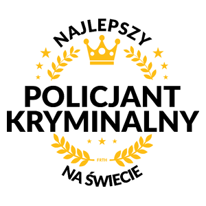 Najlepszy Policjant Kryminalny Na Świecie - Kubek Biały