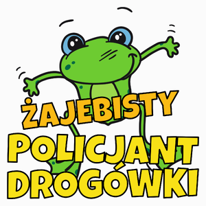 Żajebisty Policjant Drogówki - Poduszka Biała