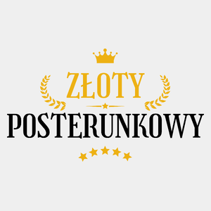 Złoty Posterunkowy - Męska Koszulka Biała