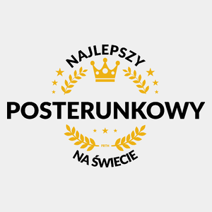 Najlepszy Posterunkowy Na Świecie - Męska Koszulka Biała