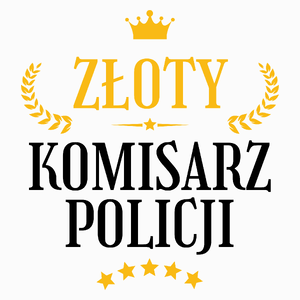 Złoty Komisarz Policji - Poduszka Biała