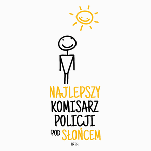 Najlepszy Komisarz Policji Pod Słońcem - Poduszka Biała