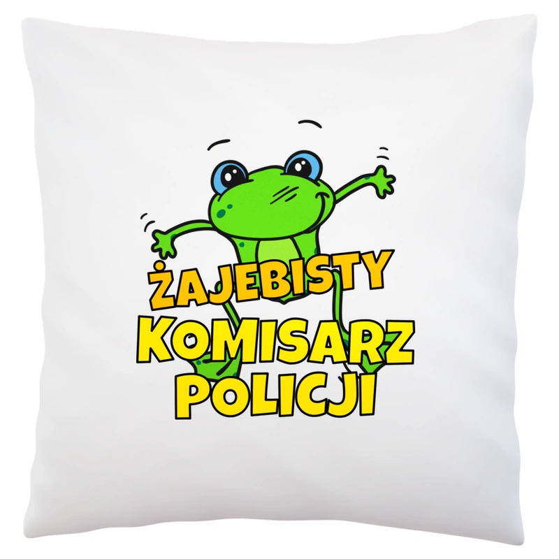 Żajebisty Komisarz Policji - Poduszka Biała