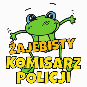 Żajebisty Komisarz Policji - Poduszka Biała