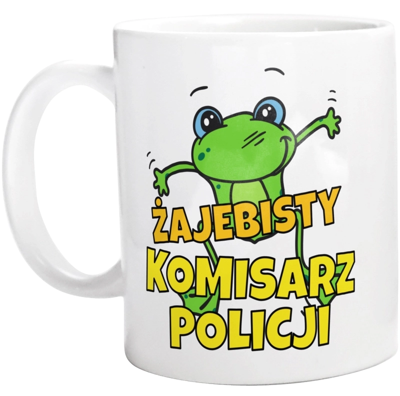 Żajebisty Komisarz Policji - Kubek Biały