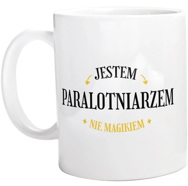 Jestem Paralotniarzem Nie Magikiem - Kubek Biały